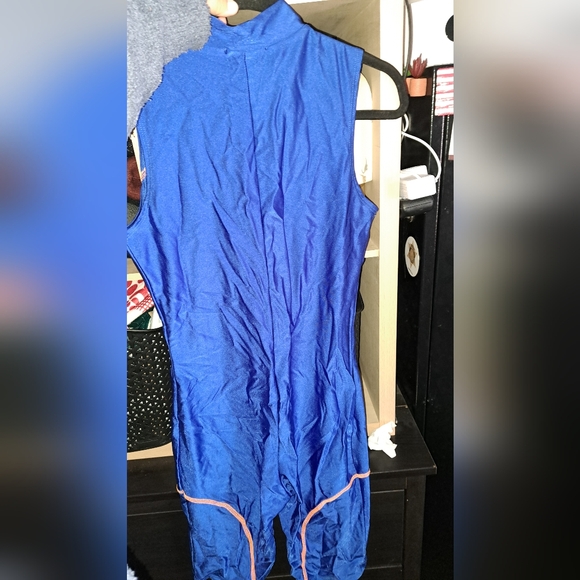 Cherry Mellow Royal Blue Romper - Picture 3 of 4